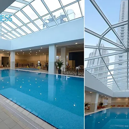 7th Floor Cozy With Parking, Pool, Fitness 스코페