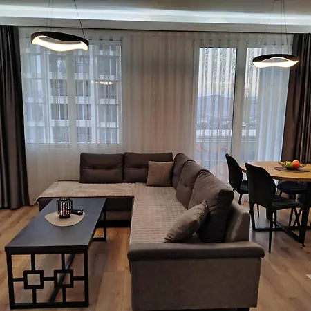 7th Floor Cozy With Parking, Pool, Fitness Apartmán Skopje