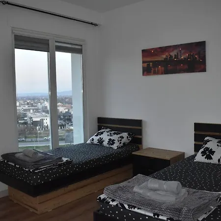 7th Floor Cozy With Parking, Pool, Fitness * Skopje