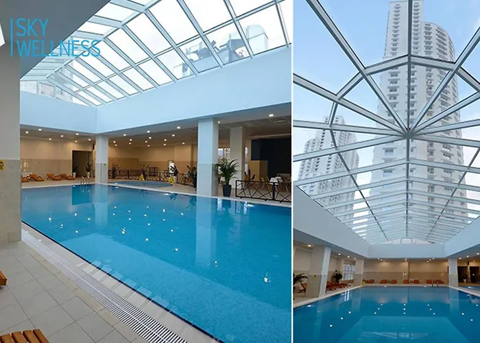 7th Floor Cozy With Parking, Pool, Fitness Skopje