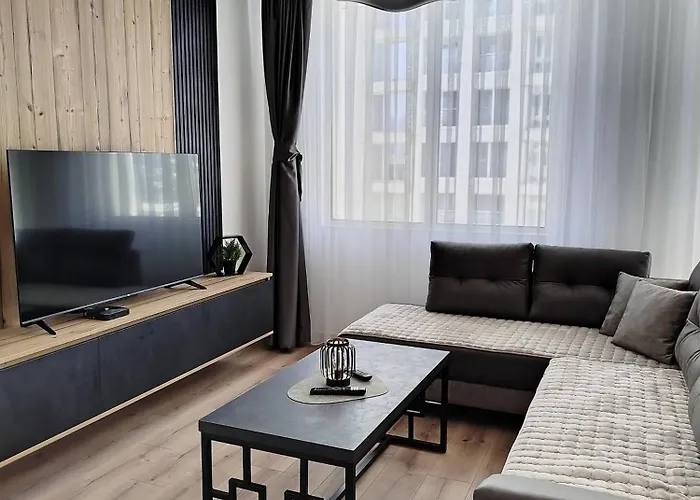 7th Floor Cozy With Parking, Pool, Fitness Skopje